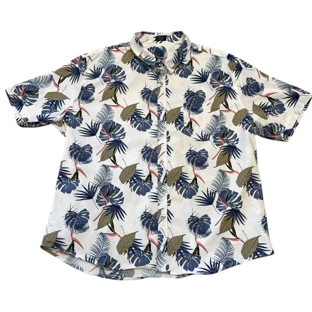 Coofandy Tropical Bird of Paradise Men’s Shirt